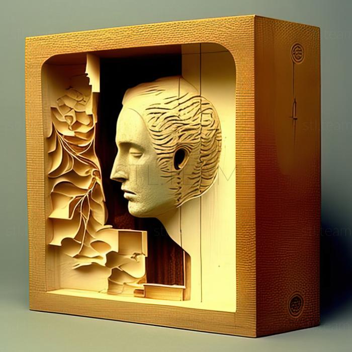 3D модель Джозеф Корнелл, американский художник (STL)